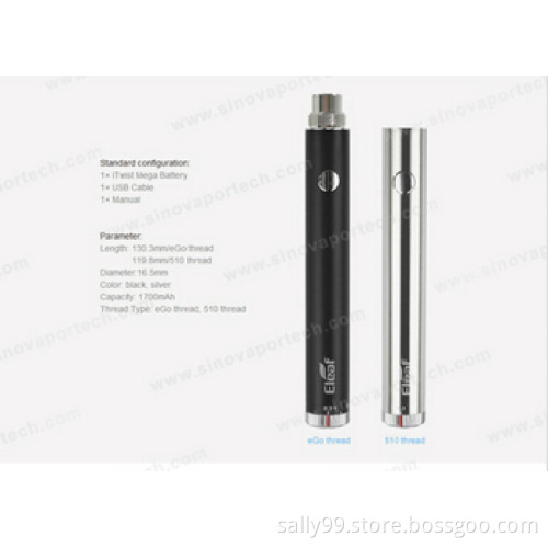 Original Itwist Mega 1700mah Eleaf/Ismoka Battery Itwist Mega Battery in Stock